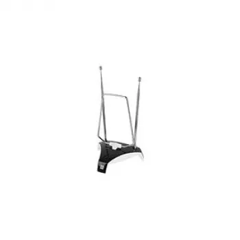 Antenne intérieure amplifiée active One for All SV-9305 DVB-T/DVB-T2/DAB/DAB+ - double dipôle en boucle - noire