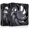 Ventilateur de boîtier Noctua NF-A12x25 G2 PWM Sx2-PP chromax.black 120 mm (lot de 2, noir)