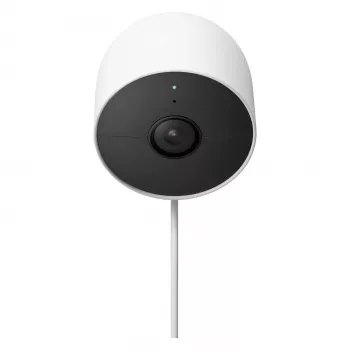Google Nest Cam Caméra de sécurité intérieure/extérieure 1920 x 1080 Snow