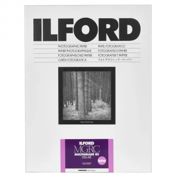 Papier photographique noir et blanc brillant ILFORD Multigrade RC Deluxe 10x15 cm (4x6 in) 100 feuilles
