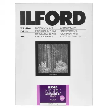 Papier photo ILFORD Multigrade RC Deluxe 1M 18x24 cm, 100 feuilles