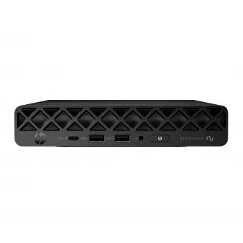HP EliteDesk 8 Mini G1a AI noir / AMD Ryzen AI 7 Pro 350 2,0 GHz / 32 Go / 1 To SSD / AMD Radeon 860M / Windows 11 Pro