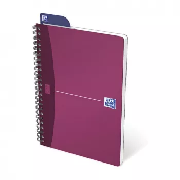 Carnet ELBA Oxford Office A5 reliure spirale 90 feuilles gris