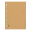 Oxford Touareg Binder Dividers A4 Full Format Blank Beige 6-Part 1 Set