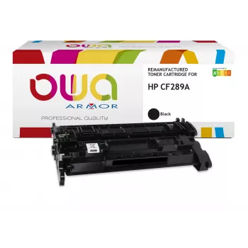 Cartouche de toner remanufacturée Armor OWA compatible HP CF289A noire 5 000 pages