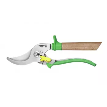 Sécateur à main Opinel bois de hêtre prairie / vert