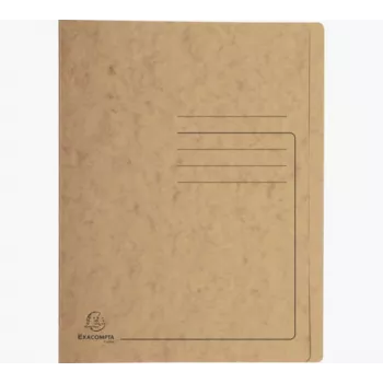 Exacompta 25 classeurs à attaches rapides carton brun DIN A4