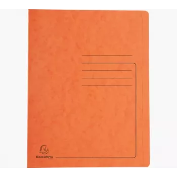 Classeur à attaches rapides Exacompta A4 orange Colorspan carton 355 g/m² attaches métalliques flexibles