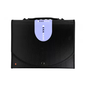 Chemise à documents Exacompta 55934E polypropylène A4 noir capacité 25 mm élastique