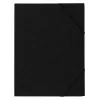 Chemise à coins élastique Exacompta Colorspan A4, 355 g, sans rabats, noire