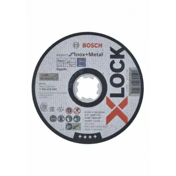 Disque à tronçonner Bosch Expert for INOX+Metal Rapido AS 60 T INOX BF 125 x 1,0 x 22,23 mm, pack de 10