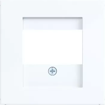 Plaque centrale A.x/C.x Hager, blanc clair brillant, WAF1104WG