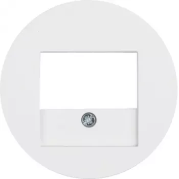 Plaque centrale avec découpe TAE HAGER R.Classic blanc pur brillant (WLF4000WG)