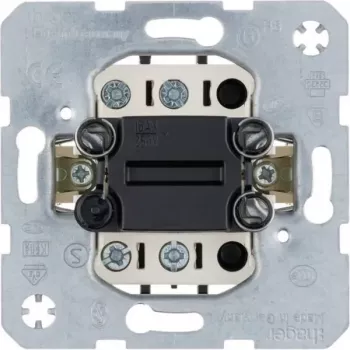 Hager WDE303212 mécanisme d'interrupteur à bascule bipolaire encastré 16 AX 250 V AC