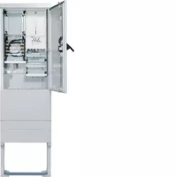 Colonne de raccordement compteur Hager ZAS205BD15A 205 Base 1 mètre 3 porte-fusibles NH 5 pôles + espace APZ