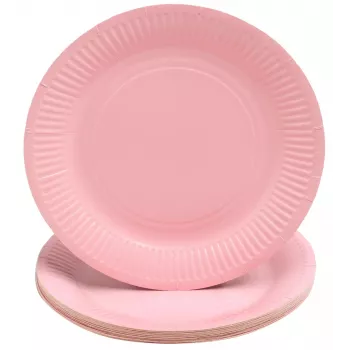 PROnappe 20 assiettes en carton Ø 23,0 cm