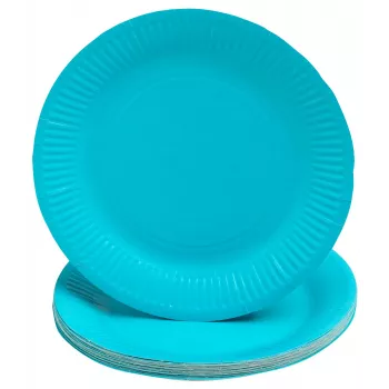 PROnappe 20 assiettes en carton Ø 23 cm