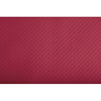 Set de table jetable PROnappe 400 x 300 mm rouge bordeaux gaufré légèrement satiné