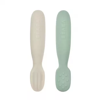 Beaba First Spoons 2 pièces vert/gris