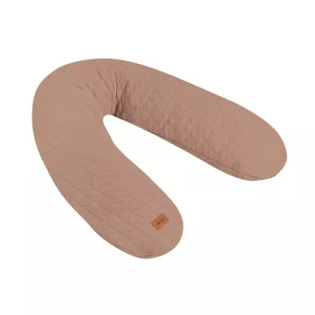 Beaba Big Flopsy coussin d'allaitement et de grossesse Fleur de Coton Cacao