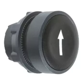 APC ZB5AA335 Harmony XB5 tête de bouton-poussoir affleurante, noire, plastique, montage 22 mm, IP69K