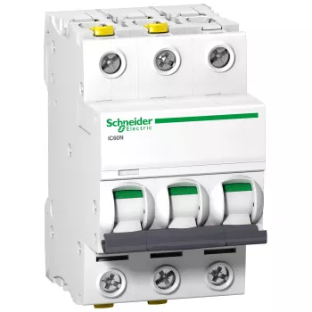 Schneider Electric A9F04316 Disjoncteur miniature 16A 3P courbe C 10kA