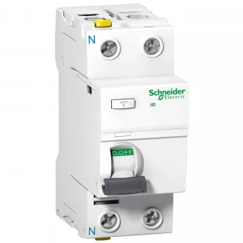 Schneider Electric A9Z21240 Acti9 iID Interrupteur différentiel (RCCB) 2P 40A 30mA type A 220-240V AC IP20 blanc