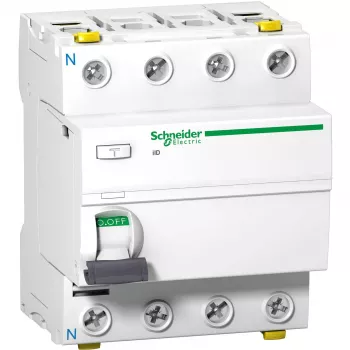 APC Schneider Electric A9Z21463 Interrupteur différentiel RCCB type A 4P 63A 30mA 380-415V AC IP20