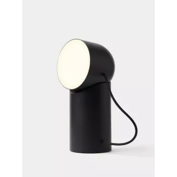 Lampe LED portable Lexon Orbe noire LH88N