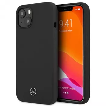 Coque rigide Mercedes-Benz Silicone Line pour Apple iPhone 13 mini 5,4 inch - noire