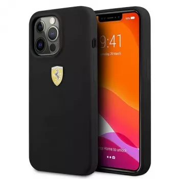 Ferrari FESSI Coque rigide silicone pour iPhone 13 Pro Max 6,7