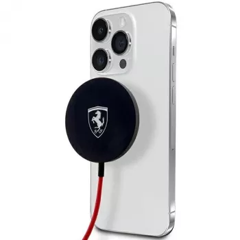 Ferrari Chargeur sans fil MagSafe FECBMSMENK 15 W - noir