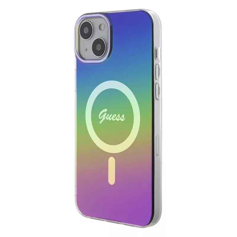 Guess coque IML iridescente MagSafe pour iPhone 15 (iridescente)