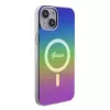 Guess coque IML iridescente MagSafe pour iPhone 15 (iridescente)