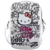 Hello Kitty Sac à épaule Graffiti Kitty Head Blanc