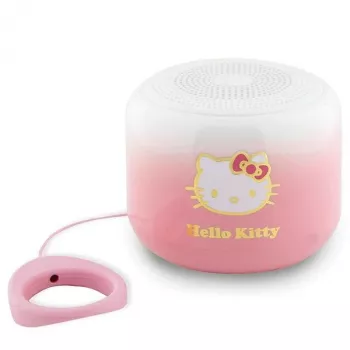 Enceinte Bluetooth 5.0 Hello Kitty HKWSBT6GKEP rose électroplaquée dégradé