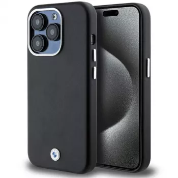 BMW coque rigide Signature Wrapped Metal MagSafe pour iPhone 14 Pro Max 6,7