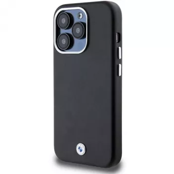 BMW coque rigide Signature Wrapped Metal MagSafe pour iPhone 14 Pro Max 6,7