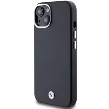 BMW M Collection coque rigide Signature Wrapped Metal MagSafe pour iPhone 15 Plus / 14 Plus - noire