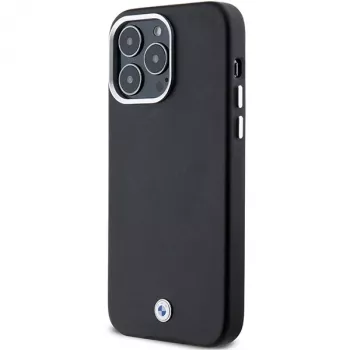 BMW coque rigide Signature Wrapped Metal MagSafe pour iPhone 15 Pro Max 6,7