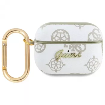 Guess GUAP2PG4GPH Coque AirPods Pro 2 (2022/2023) blanche 4G Hook