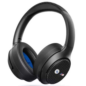 Casque Bluetooth supra-auriculaire BMW ANC noir avec logos métal