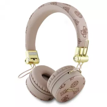 Guess Peony Script Round Shape Casque sans fil avec ENC, marron