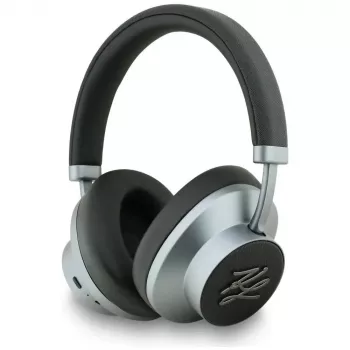 Casque supra-auriculaire Bluetooth ANC KARL LAGERFELD Grained Initials noir