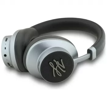 Casque supra-auriculaire Bluetooth ANC KARL LAGERFELD Grained Initials noir