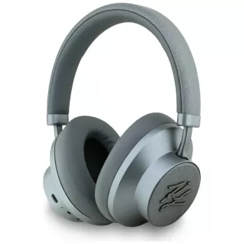 Casque supra-auriculaire Bluetooth ANC Karl Lagerfeld Grained Initials gris
