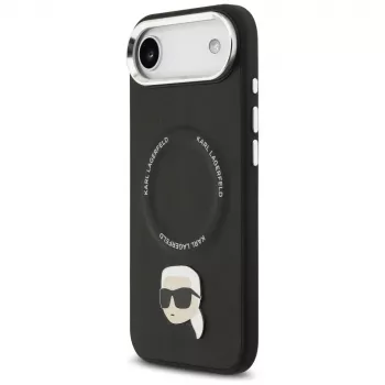 Coque MagSafe KARL LAGERFELD Karl Pin pour iPhone Air - noire