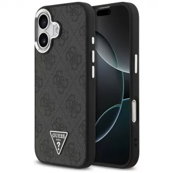 Guess 4G Triangle Logo MagSafe Case for iPhone 17 - Black