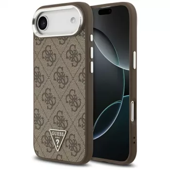 Guess 4G Triangle Logo MagSafe Case for iPhone Air - Brown