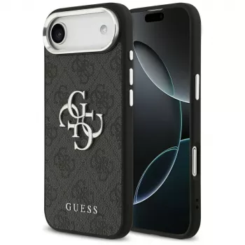 Guess 4G Big 4G Classic Logo Case for iPhone Air - Black/Silver
